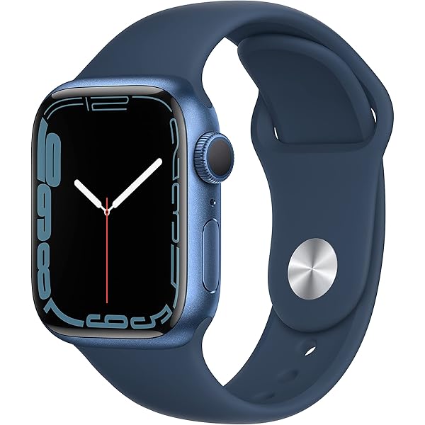 Apple Watch Series 7 [GPS 41mm] Smart Watch w/Blue Aluminium Case
